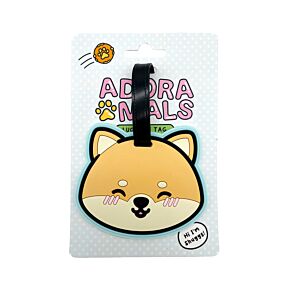 Visačka na zavazadlo - Adoramals - Shuggs - Pes Shiba Inu
