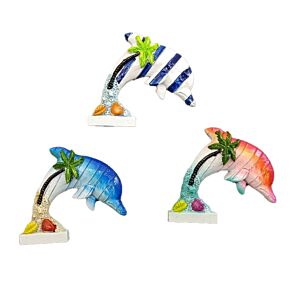 Magnet - 3D- Pobřeží - Delfín, tropický atol