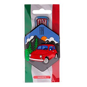 Magnet - Fiat 500 - hory -  PVC 