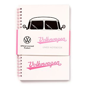 Linkovaný A5 zápisník v kroužkové vazbě Volkswagen VW - Letní láska