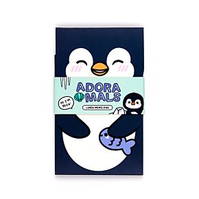 Zápisník - zavírání Flip - Adoramals  - Zvířátka - Tučňák