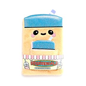 Plyšový zápisník s mini zápisníkem - Foodiemals - Bubble Tea 