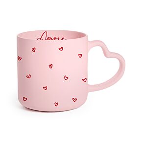 Porcelánový hrnek s rukojetí  Amore - Láska - Srdce