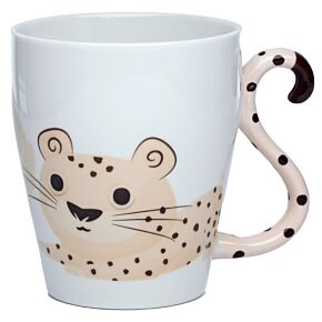 Porcelánový hrnek s rukojetí  Zooniverse Gepard - ocas