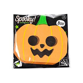 Papírový ubrousek - balení 12 ks - 3 vrstvé - párty - Dýně Halloween