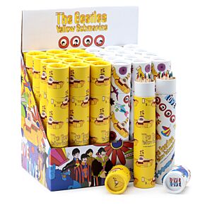 Sada pastelek - krabička -12 ks- The Beatles Žlutá ponorka Yellow Submarine 