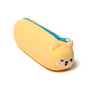 Silikonový penál - Adoramals - zvířátka -Shiba Inu- pes