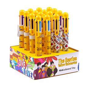 Vícebarevná propiska (6 barev) - The Beatles Yellow Submarine-ponorka