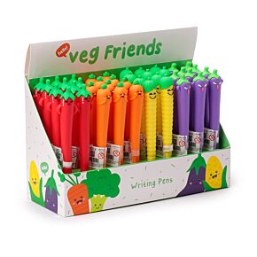 Propiska s tenkým hrotem Mrkev,paprika,lilek,kukuřice-Veg přátelé