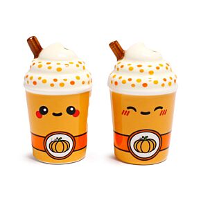 Sada slánka a pepřenka-keramika-Kořeněné  dýňové latte-Foodiemals