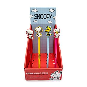 Tužka - ozdoba z PVC - Peanuts Snoopy & Woodstock