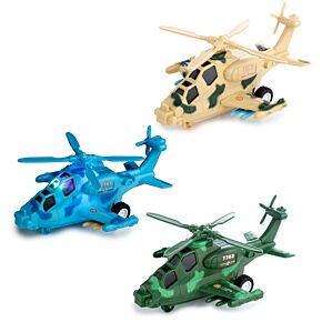 Natahovací blikající helikoptéra