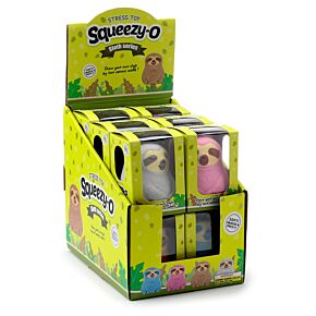Antistresová hračka Squezzy -sladový cukr -Roztomilý lenochod
