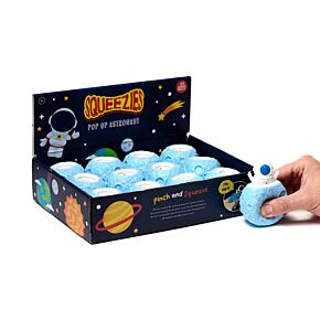 Mačkací hračka Squeezy - Astronaut a planeta 