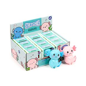 Natahovací hračka -antistres-Axolotl