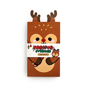 Zápisník - zavírání Flip - vánoční - Sváteční kamarádi - Sob Rudolf