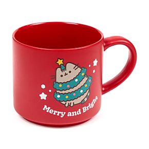 Porcelánový hrnek -vánoční-Kočka Pusheen