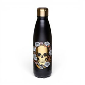 Nerezová termoláhev 500ml - Lebka a růže