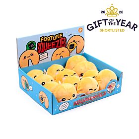 Plyšová mačkací hračka antistres - Queasy Squeezies - Foodiemals - Koláček štěstí