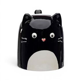 Hrnek vzhůru nohama -  Černá kočka Feline Fine