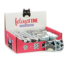 Stlačený cestovní ručník - Feline Fine Kočka