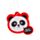Osvěžovač vzduchu - Adoramals - Zvířátka - Panda - Malina