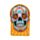 Záložka do knihy - magnetická - sada - Day of the Dead - Lebka Mexiko