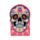 Záložka do knihy - magnetická - sada - Day of the Dead - Lebka Mexiko