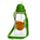 Láhev na vodu pro děti s brčkem 450ml- Adoramals Dinosaurus