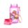 Nerozbitná plastová dětská láhev s víčkem 350ml - Kočka Pusheen Core