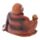 Dekorace - soška - Mini Buddha s dřevěným efektem