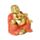 Dekorace - soška - Mini Buddhase zlatým efektem