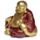 Dekorace - soška - Šťastný čínský Buddha 8cm třpytivý - malý