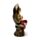 Dekorace - soška - Thai Buddha - červeno zlatý - Lotos