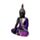 Dekorace - soška - Thai Buddha - černo fialový - Meditace