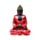Dekorace - soška - Thai Buddha - kompletace - červeno černo zlatá