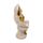 Dekorace - soška - Thai Buddha - sedící - efekt pískovce a zlata