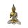 Dekorace - soška - Thai Buddha - meditace - efekt pískovce a zlata