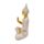 Dekorace - soška - Thai Buddha - meditace - efekt pískovce a zlata