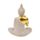 Dekorace - soška - Thai Buddha - meditace - efekt pískovce a zlata