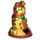Figurka- solární - Kočka Maneki Neko - zlatá