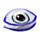 Sponka do vlasů - skřipec - Evil Eye - Boží oko - oválné