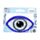 Sponka do vlasů - skřipec - Evil Eye - Boží oko - oválné