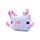Cestovní polštář a maska na oči Relaxeazzz - Minecraft Axolotl