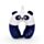 Cestovní polštářek z paměťové pěny - Relaxeazzz - Adoramals Panda Banjo - dětský