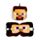Cestovní polštář a maska na oči Relaxeazzz - Minecraft - Steve
