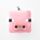 Cestovní polštář a maska na oči Relaxeazzz - Minecraft - Pig - Prasátko
