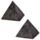 Dekorace - soška - Černá egyptská pyramida