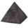Dekorace - soška - Černá egyptská pyramida
