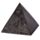 Dekorace - soška - Černá egyptská pyramida